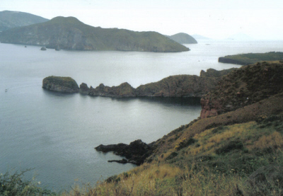 Západné pobrežie ostrova Vulcano